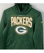 Green Bay Packers Hoodie Sweatshirt Nike Dri-Fit Boys Youth M 10-12 NFL ... - £23.58 GBP