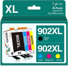 902xl Ink cartridges for hp Printers Replacement for for HP 902 XL HP 90... - $46.66