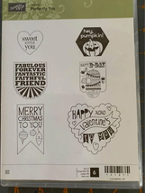 Stampin Up Perfectly You rubber stamp set - £6.95 GBP