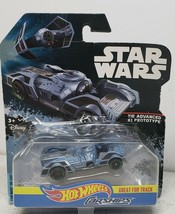 Star Wars Carships 2016 Hot Wheels TIE Advanced X1 Prototype Die Cast NIP - £7.96 GBP