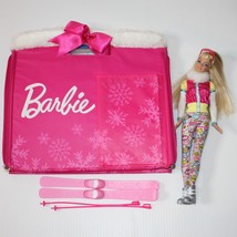 Barbie I Can Be Skier Doll &amp; Winter Wonderland Bag Ski Set - £62.84 GBP