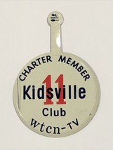 WTCN TV Kidsville Charter Member Minneapolis KARE 11 News Fold Over Pin 2” - £9.40 GBP