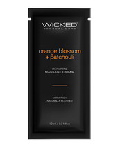 Wicked Sensual Care Orange Blossom &amp; Patchouli Massage Cream - .34 Oz - £9.16 GBP+