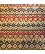 Vtg Nylon Polyester Blend Southwest Style Twin Blanket 68x90 Red Yellow ... - $54.47 CAD