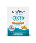 Nordic Naturals Zero Sugar Ultimate Omega Gummy Chews, 54 ct Exp 10/25+ - $739.61 MXN