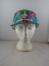 Vintage Snapback Hat - Elk Falls Lumber Mill Floral Pattern - Adult Snapback - £29.12 GBP