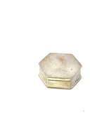 Vtg Sign Sterling Plain Hexagon Shape Pill Box Snuff Box Collectable Con... - $149.35 CAD