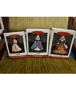 1994 1995 1996 Hallmark Keepsake Holiday Barbie Christmas Ornament Lot Of 3 - $37.73 CAD