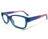 Runway Tween Eyeglasses Frames RUN TWEEN 33 BLUE Purple Pink Full Rim 50... - $18.49