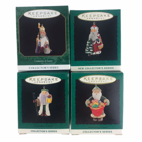 Hallmark Ornaments Centuries Of Santa 1994-1997 Holiday Christmas Lot Of 4 - $23.12