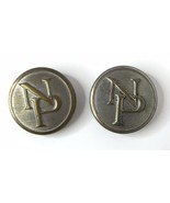 Northern Pacific Railway Uniform Buttons Lot of 2 Railroad Train Vintage - $16.00