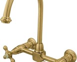 Kingston Brass KS1292AX 8 In. Restoration Bridge Kitchen Faucet - Polish... - $203.93