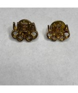 2 Small Vtg &quot;USA&quot; Olympics Team Gold Toned Rings Collectible Brooch / Pi... - $279.84 MXN