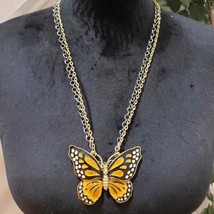 Bohemian Alloy Butterfly Pendant Necklace Pendant Set Clavicle Chain Necklaces - £23.16 GBP