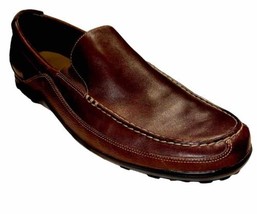 Cole Haan Venetian Men&#39;s Slip Ons Loafers Shoes Size 15 Leather Brown C0... - £35.27 GBP