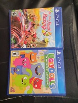 Lot Of 2: All-Star Fruit Racing New Sealed + Ugly Dolls Imperfect Adventure Used - £9.33 GBP