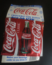 Coca-Cola Freeze it Wrap it Freezable Can Sleeve 1995 - £7.40 GBP