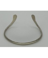 VTG Kari Artisan Sterling Silver Freeform Wave Cuff Bangle Bracelet Slalom - $1,464.87 MXN