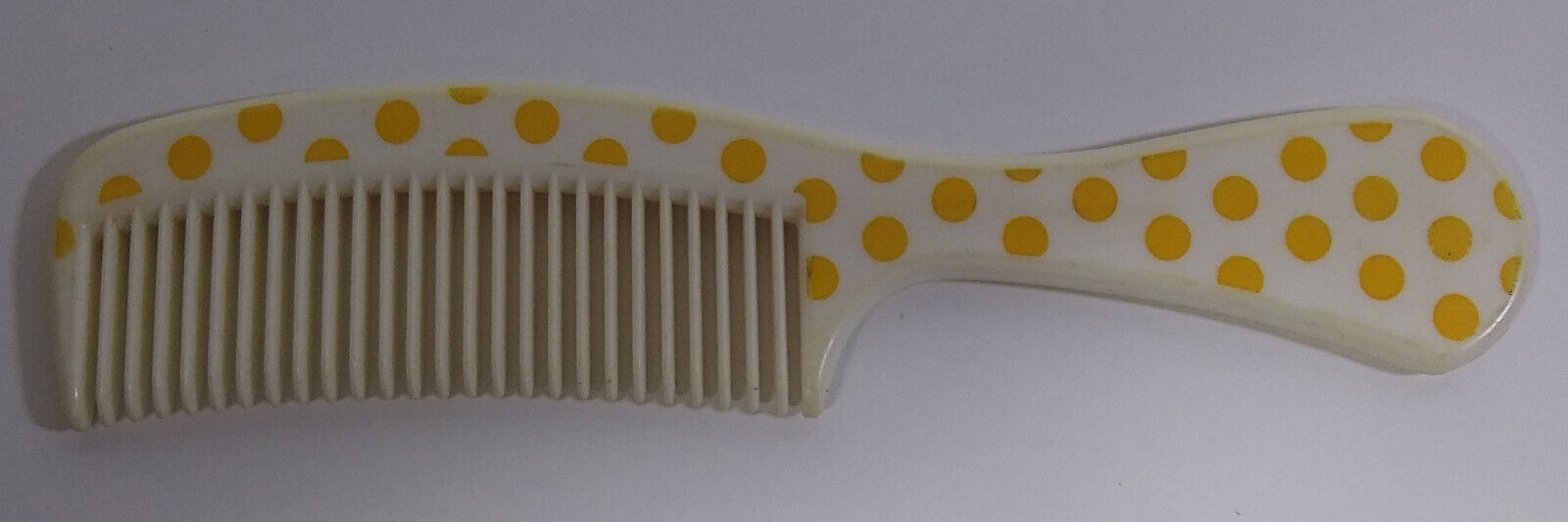 Primary image for Disney Avon Minnie Mouse Comb 6in Polka Dot 1990 Hair Vintage Yellow White Girls