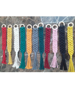 Macrame Bookmark / Macrame / Bohemian Accessory / Rustic / Boho / Book A... - $182.52 MXN