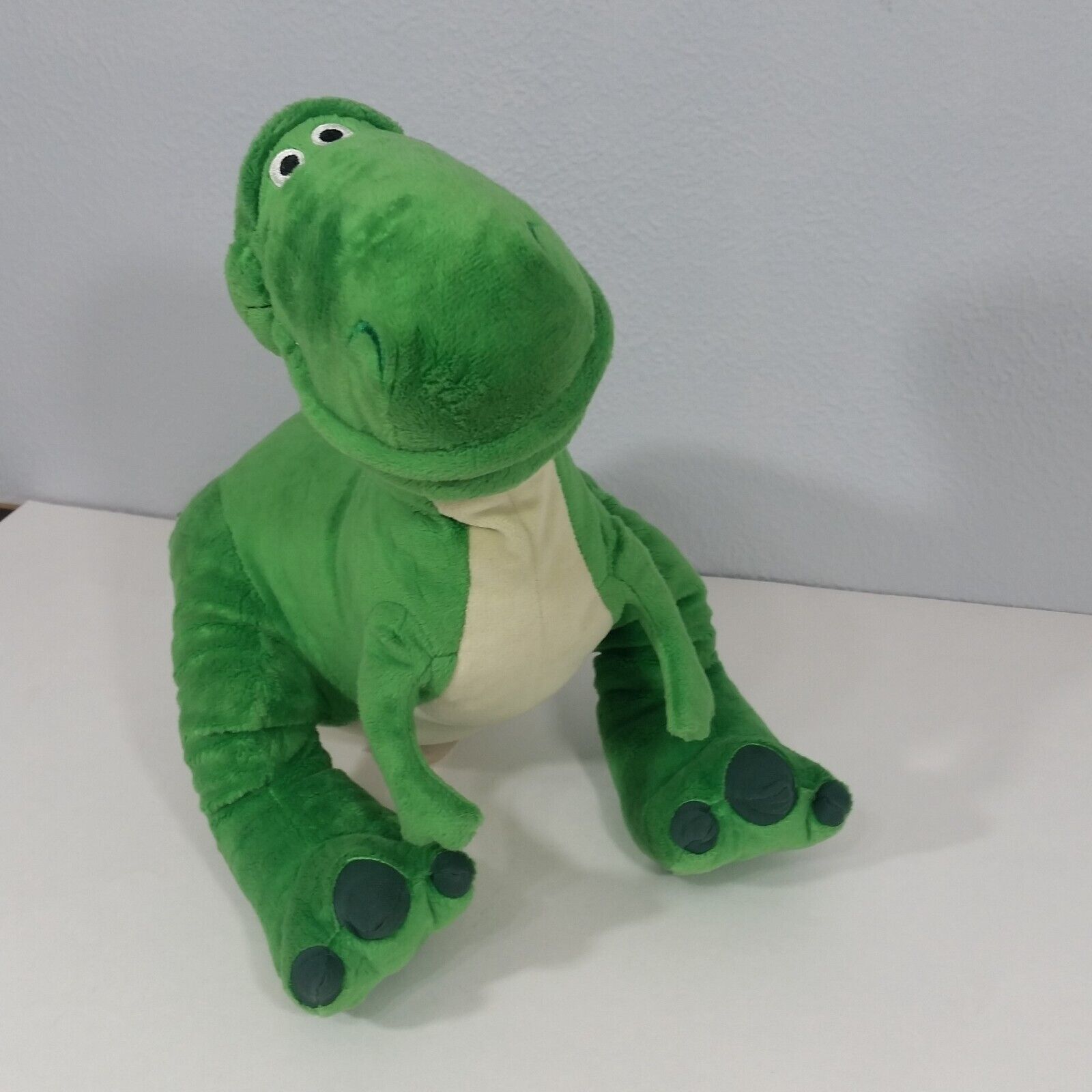 Disney Store Pixar Toy Story Rex 15 Inch Plush Dinosaur Green Stuffed ...