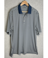 Ping Mens Polo Mens Size XL Blue Stripes Golf Shirt - £13.04 GBP