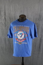 Toronto Blue Jays Shirt (VTG) - 1992 World Series Champion Big Graphic - Men&#39;s L - £38.53 GBP