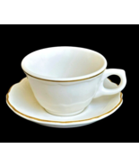 Syracuse China Restaurant Ware Gourmet Tea Cup and Saucer Set Vintage Go... - £6.12 GBP
