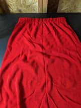 Savine Margeaux large size 100% acrylic pullup red skirt - €15,33 EUR