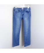 Canyon River Blue Girls Denim Stretch Bootcut Elastic Waist Blue Jeans S... - £3.98 GBP