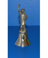 Souvenir/Collectible-Vintage Statue of Liberty Bell Pewter Statue - $19.80