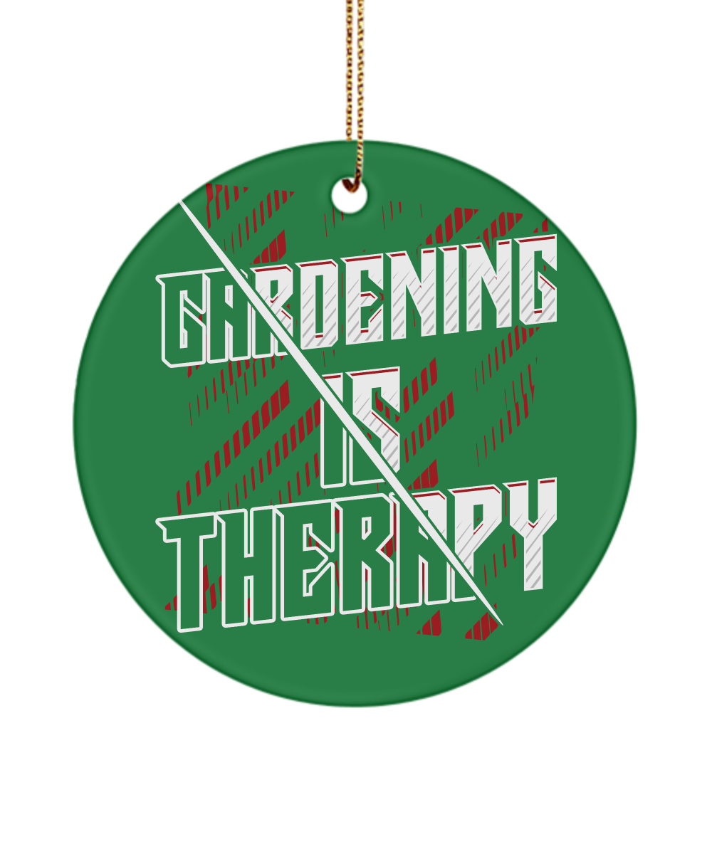 Gardening is Therapy&quot; Nature-Inspired Ornament - $19.95