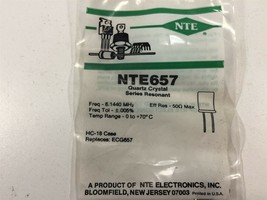 (3) NTE NTE657 Quartz Crystal Series Resonant 657 - Lot of 3 - $14.99