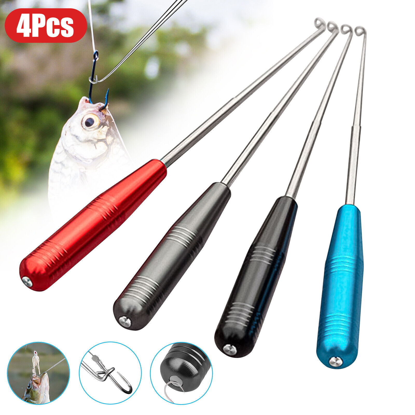 4Pcs Fish Hook Remover Quick Release Fishing Hook Tackle Detacher