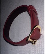 Keep Collective Single Leather Band Maroon/Espresso - £24.46 GBP