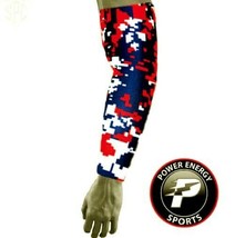 Football Baseball Softball Compression Arm Sleeve Red White Navy Digital Camo - £6.37 GBP