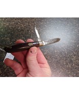 Vntg Keen Kutter 2 Blade Folding Pocket Jack Knife Shield Crest Emblem End Loop - $197.99