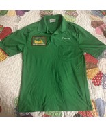 Vintage Hanes Chapter V Gold wing touring association green Polo shirt M - $17.00