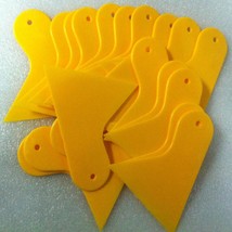 10pcs/lot Yellow squeegees with felt for car wrap squeegees Vinyl car decal sque - £83.84 GBP