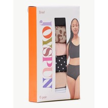 Women&#39;s Joyspun Seamless Briefs Panties 6 Pair Pack Size Large (12-14) NEW - £6.94 GBP