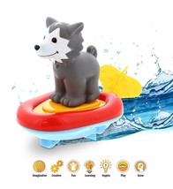 Boat Racer Buddy, Finger Puppet 3-In-1 Pull &#39;N Go Baby Toddler Bath Toy-... - $31.99