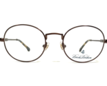 Brooks Brothers Eyeglasses Frames BB1018 1571 Brown Round Wire Rim 47-19... - $65.23