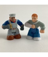 GeoTrax Mini Action Figures Railway Train Conductor Injured Rider Replac... - $26.99 CAD