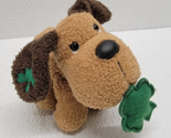 Russ Luv Pets Ian Dog Shamrock Clover St. Patrick&#39;s Day Mini Plush - $38.60