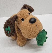 Russ Luv Pets Ian Dog Shamrock Clover St. Patrick&#39;s Day Mini Plush - £30.36 GBP