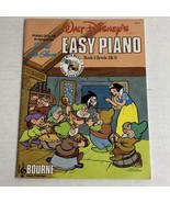 Walt Disney Easy Piano Book 1 1987 David Carr Glover Snow White Piano Solo - €24,00 EUR