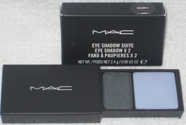 MAC Eye Shadow Suite Eye Shadow X 2 in Ocean 2 - NIB - Discontinued - £15.18 GBP