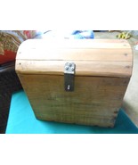 Great Handcrafted PINE "Wood" BOX...."HUMPBACK" - $19.47