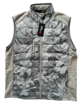 RLX Ralph Lauren The Cliffs Quilted Vest Camo Grey (XL) - $197.97