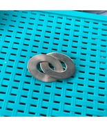 Silver Interlocking Brooch - $278.46 MXN